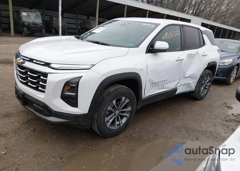 2025 Chevrolet Equinox Fwd Lt из США, поврежденный, VIN 3GNAXHEGXSL311369